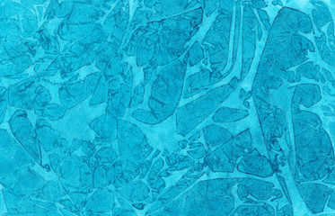 Watercolor, abstract background. Blurred texture watercolor stains, smudges of paint. Beautiful watercolor background with blue copy-space