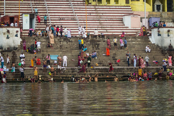 Fototapeta na wymiar Ghats in Varanasi