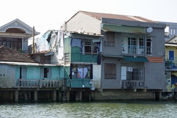 residential area at perfume river