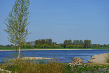 Der kleine Ort Bislich am Niederrhein