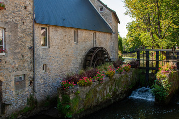 Moulin de Croqueville in Bayeux in der Normandie in Frankreich