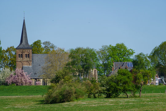 Der kleine Ort Bislich am Niederrhein
