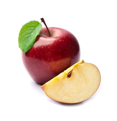 Single apples.