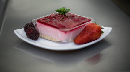 Blackberry dessert