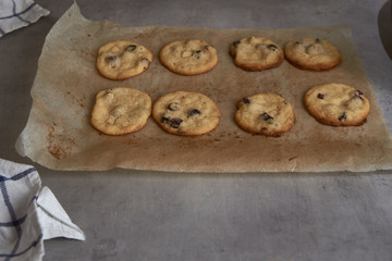 Preparing cookies at home