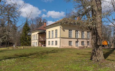 Fototapeta na wymiar manor in europe estonia