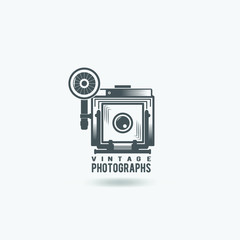 retro camera logo