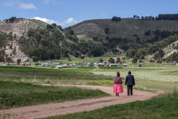 Fototapeta na wymiar Vivencias en Puno