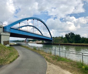 bridge over the Ems-canal, dörenthe, germany