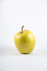 Andalusian apple on white background