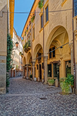Entrance to the Jewish ghetto of Padua from the cathedral
