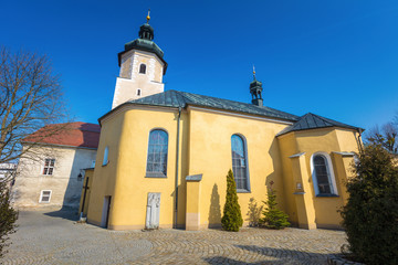 Obraz premium St. Nicolaus Church in Krapkowice