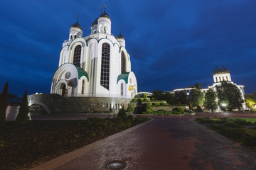 Cathedral of Christ the Saviour on Victory Square in Kaliningrad