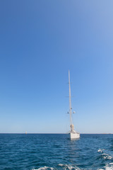 Fototapeta premium Sail boat at sea