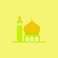 vector illustration of mosque