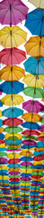Fototapeta na wymiar Sky of umbrella in south of France