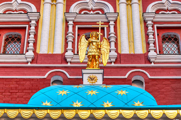 Fototapeta na wymiar The Resurrection Gate in Moscow , in front of famous Red Square