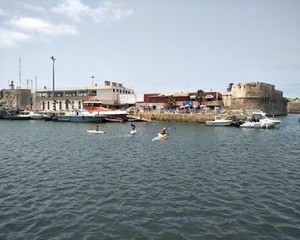 Fototapeta premium al-Jadida - with old names al-Brija, Mazagan and al-Mahdouma - is a coastal city in Morocco, 96 km from Casablanca, capital of the province of El Jadida. The fortified city, built by the Portuguese 69