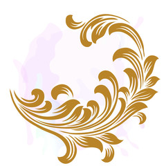 Vector French Luxury rich intricate ornaments. Victorian Royal Style decor