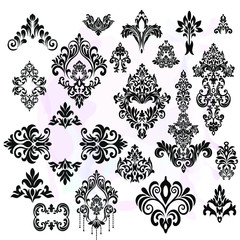 Vector French Luxury rich intricate ornaments. Victorian Royal Style decor