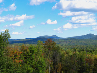 Fototapeta na wymiar Catskill Mountains in upstate New York