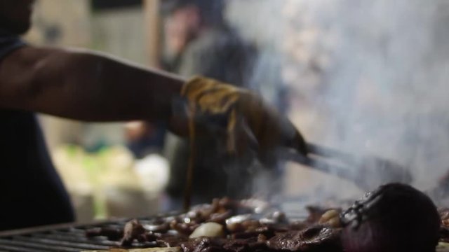 Asando carne