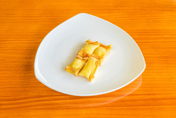 crab-stuffed cheese paste