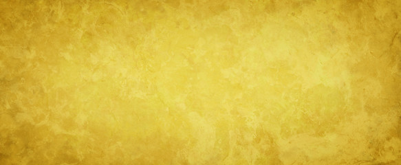 Yellow gold background with vintage texture, abstract solid elegant marbled textured paper design