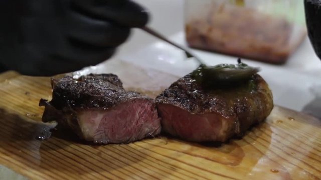 Preparando carne