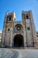 Fototapeta na wymiar Lisbon Cathedral in Portugal