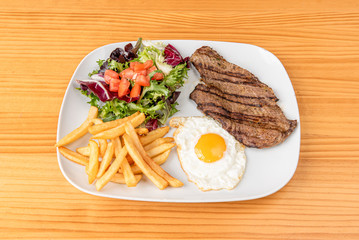 Image of steak with potatoes