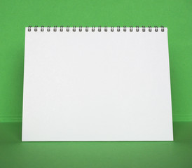blank calendar page