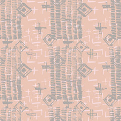 Tie Dye Japanese Geometric Shibori Seamless Pattern. Scribble Cartoon Doodle Craft Texture. Boho Tie Dye Native Batik. Geo Wabi Sabi Minimalist Kimono Print. Scribble Craft Doodle Seamless Collage