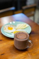 breakfast with coffee