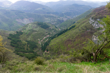Fototapeta premium Spring Landscape of Balkan Mountains, Bulgaria