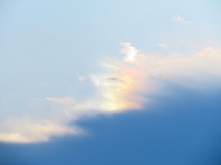 Fototapeta premium 日本の田舎の風景 7月 空と雲