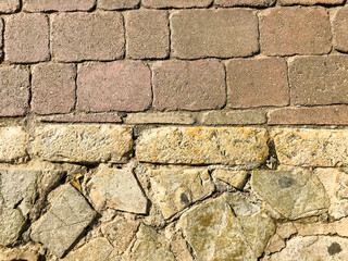 Background, texture of stone wall, floor. Photo