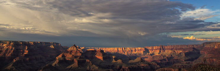 Fototapeta na wymiar Grand Canyon from west of Grandview Point, Grand Canyon National Park, Arizona