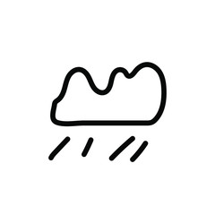 Cloud Icon generic , best logo packing vector illustration , business simple company design corporate outline solid background white
