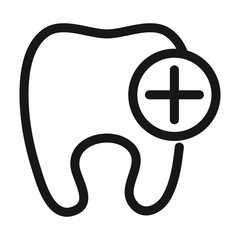dentist service medical and health care line style icon