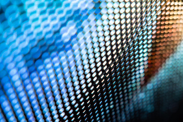 CloseUp LED blurred screen. LED soft focus background. abstract background ideal for design.