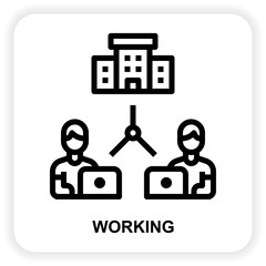 Working icon