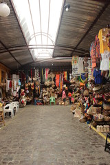 textils in a brazilian public market