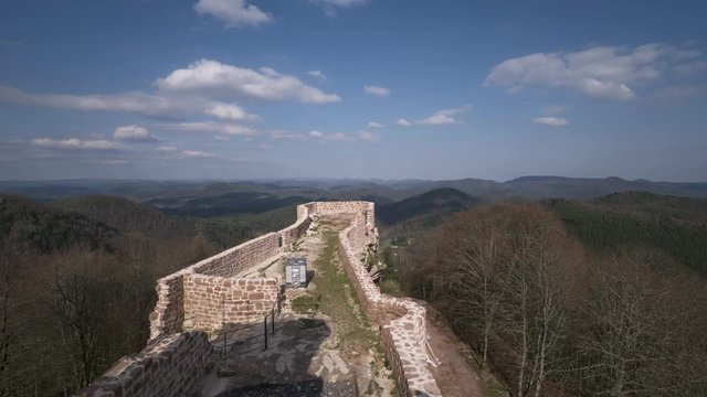 Timelapse video of Wegelnburg which is the highest ruined castle in the Palatine Forest, Rhineland Palatinate, Germany.
