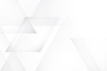 Fototapeta premium Abstract geometric white and gray color background. Vector, illustration.