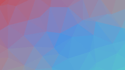 Multicolor polygon pattern. Low poly design
