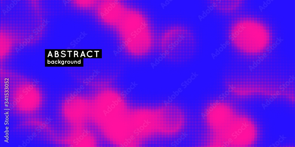 Poster monochrome printing raster, abstract vector halftone background.