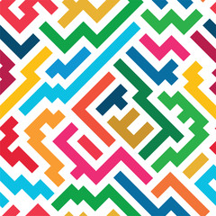Sustainable. Color Abstract Pattern