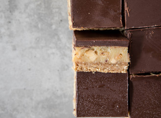 pieces of chocolate