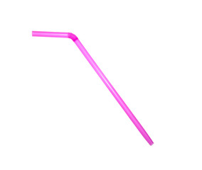 drinking straw isolated on white background.